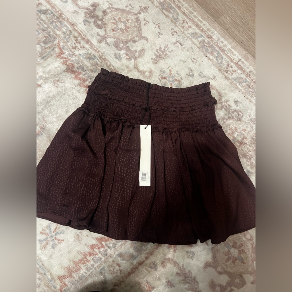 Mustard Seed Skirt Brownish/Burgundy Size Small NWT